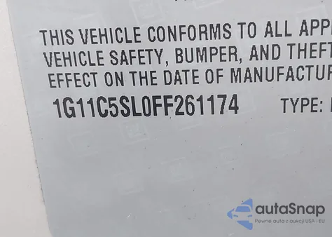 2015 Chevrolet Malibu 1Lt from USA, damaged, VIN 1G11C5SL0FF261174